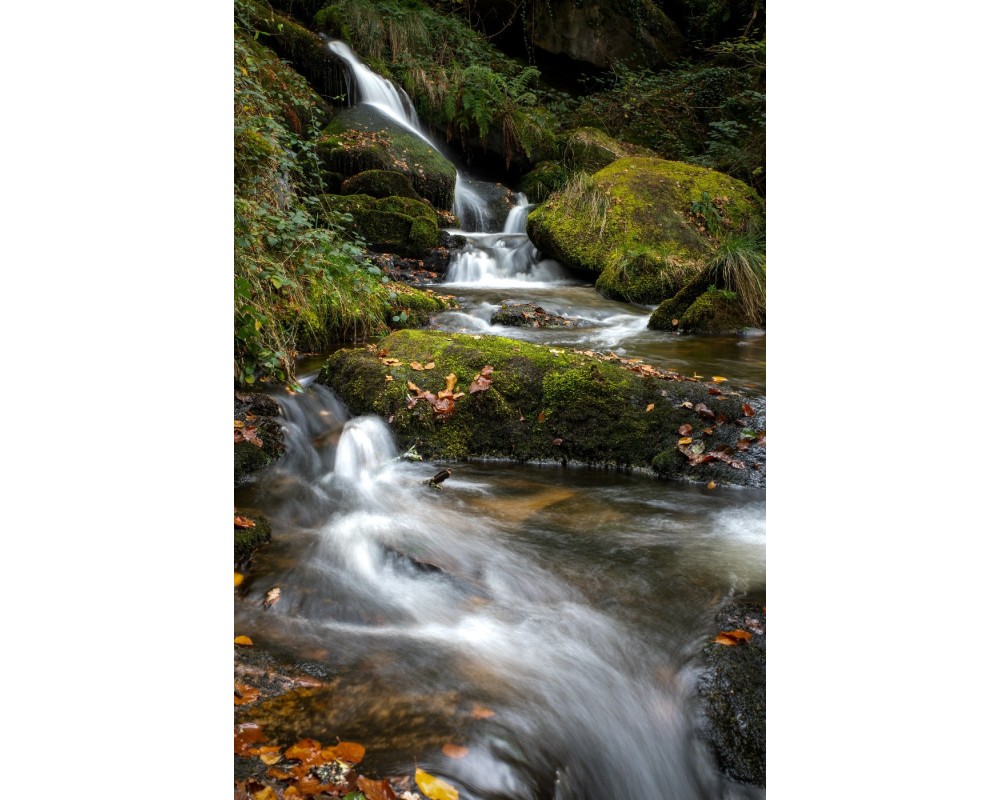 Cascade d'Augerolles, ruisseau en escalier