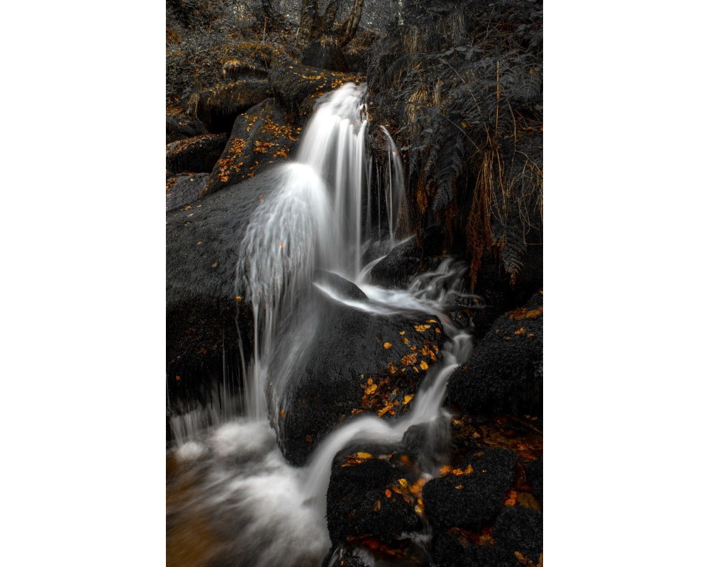 Cascade d'Augerolles, chute d'eau soyeuse en Creuse