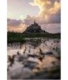 Mont-Saint-Michel et ses reflets dans la baie
