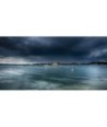 Ciel d'orage sur la rivière d'Étel à Saint-Cado