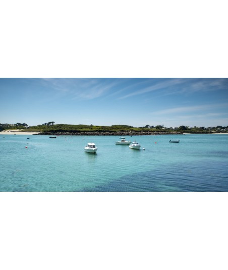Mouillage de Trémazan sous le ciel bleu