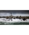 Phare du Créac'h à Ouessant, rochers et vagues