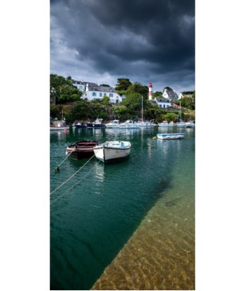 Port de Doëlan, eau turquoise et cale de pierre