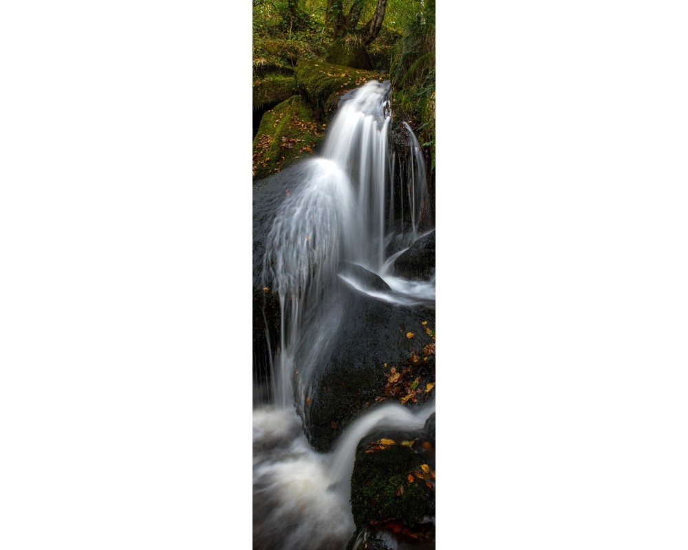 Cascade du Hérisson en Creuse, panoramique vertical