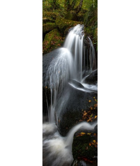 Cascade du Hérisson en Creuse, panoramique vertical