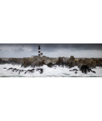 Phare du Créac'h à Ouessant, panoramique d'écume