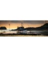 Le Belon au coucher du soleil, panoramique