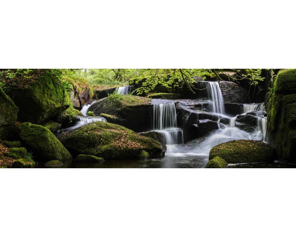 Cascade de Saint-Herbot en panoramique