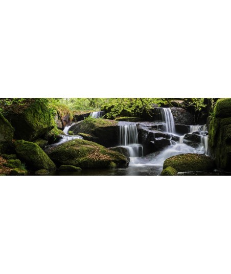 Cascade de Saint-Herbot en panoramique