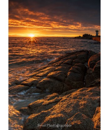 Coucher de soleil sur les...