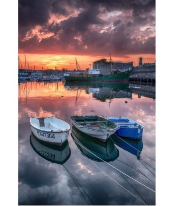 Lever de soleil sur le port...