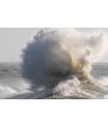 Tempête Henk, boule d'écume au large de Lomener
