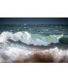 Tempête Louis à Quiberon, vague verte qui déferle
