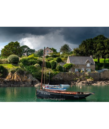 Vieux gréement amarré à...