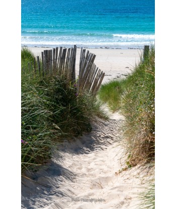 Passage entre les dunes et...