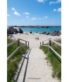 Chemin vers la plage, entre Brignogan et Kerlouan