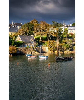 Ciel d'orage sur le port de...