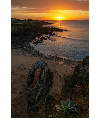 Lever de soleil sur la côte...