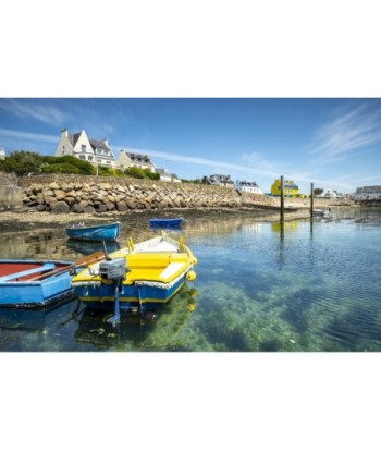 Barques colorées à quai...