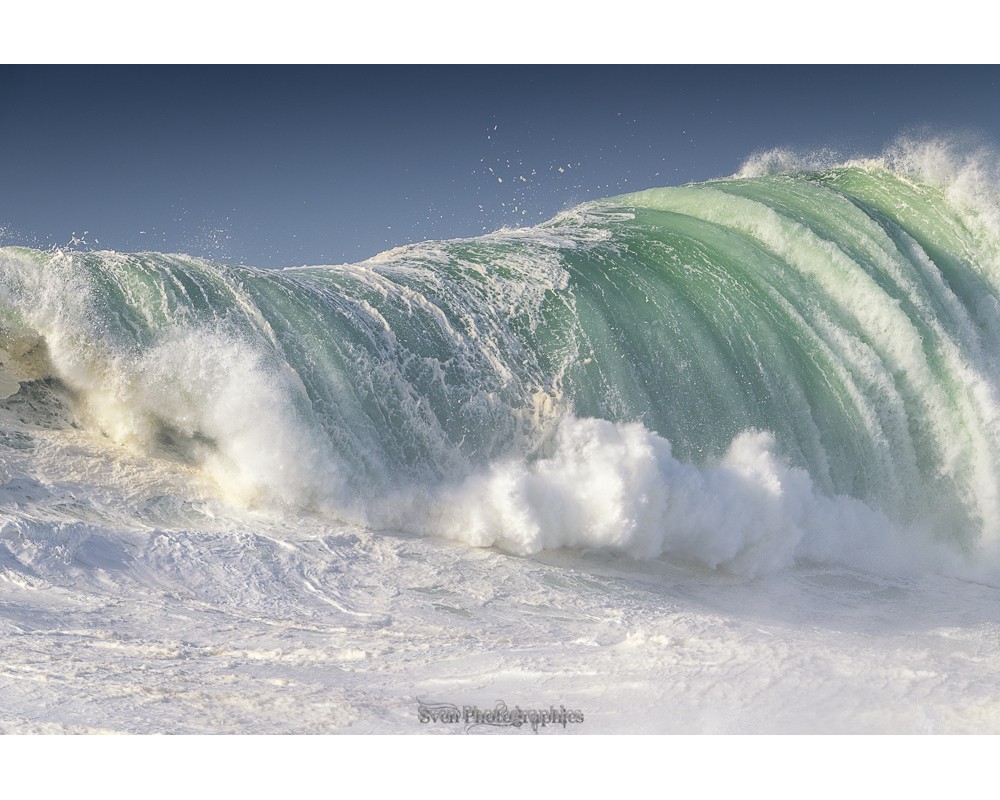 Tempête Herminia, déferlante verte à Lesconil
