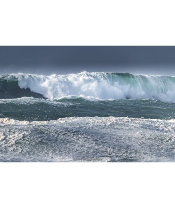 Tempête Herminia, rouleaux au large de la pointe du Raz