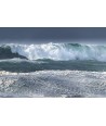 Tempête Herminia, rouleaux au large de la pointe du Raz