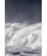 Tempête Herminia à la pointe du Raz, mer en furie