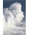 Tempête Herminia, colonne d'écume à Lesconil