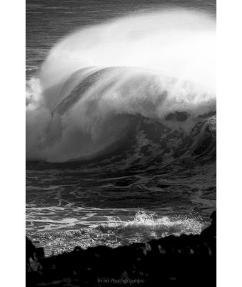 Tempête Éowyn à Doëlan, vague déferlante et embruns