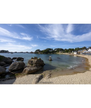 Plage et port de...