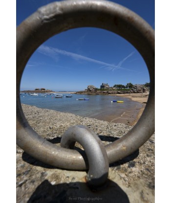 La baie de Trégastel à...