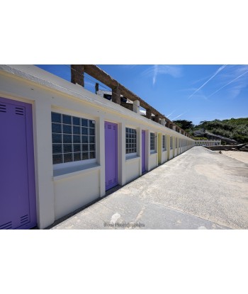 Cabines de plage colorées...
