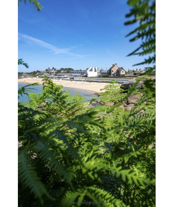 Vue dominante sur la plage...