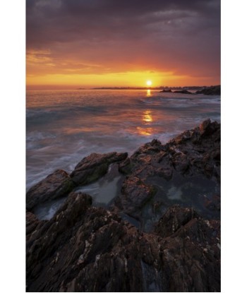 Coucher de soleil sur les...