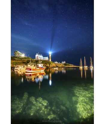 Le phare de Doëlan la nuit...