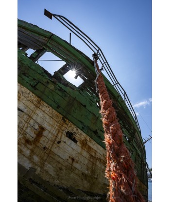 Flanc vert d'un langoustier...