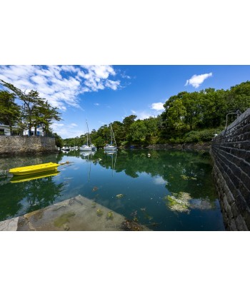 Port du Bélon — kayak jaune...