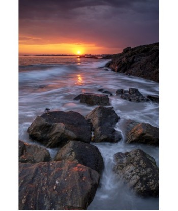 Pose lente au sunrise sur...
