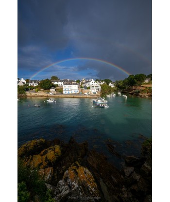 Arc-en-ciel sur le port de...