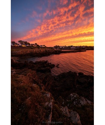 Lever de soleil sur la côte...