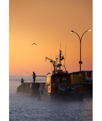 Pêcheur et snsm à l'aube...