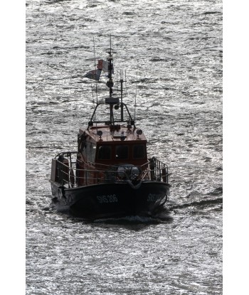 Canot de sauvetage en mer à...