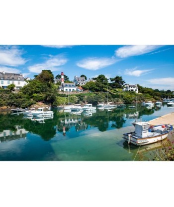 Port de Doëlan en été,...
