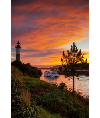 Phare vert de Doëlan au...
