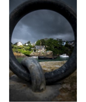 Le port de Doëlan encadré...