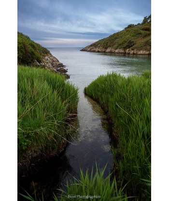 Plage de Poulguen, ruisseau...