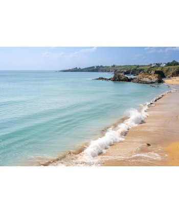 Plage du Kérou, vague et...
