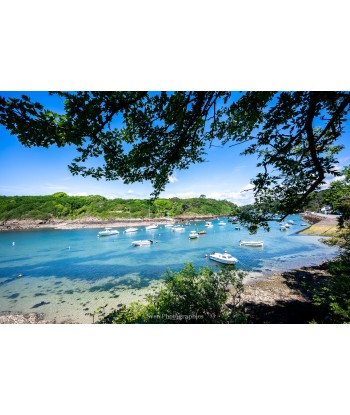 L'anse de Merrien encadrée...