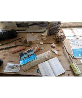 La table de travail...