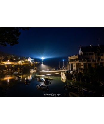 Heure bleue sur le port de Doëlan – Bretagne